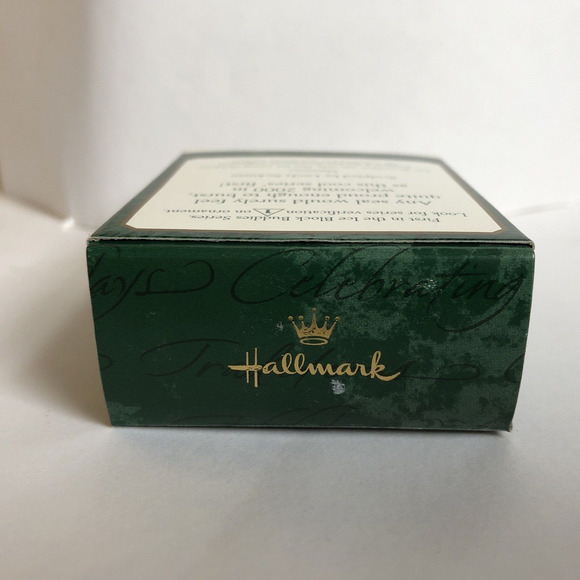 Hallmark Christmas Ornament Keepsake Miniature Ice Block Buddies 2000 Polar Bear - Picture 10 of 12